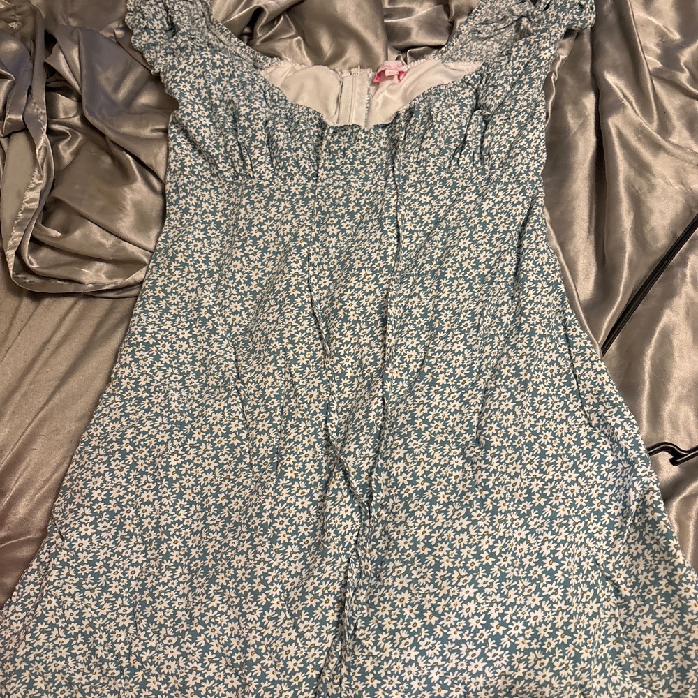 Pink lily sun dress